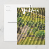 ヨークシャーの旅行絵葉書アート、ヨークシャーの旅行アート ポストカード (正面/裏面)