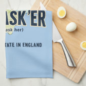 ヨークシャーの最大の州 – A'll Asker キッチンタオル (四つ折り)