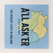 ヨークシャーの最大の州 – A'll Asker ジグソーパズル (横)