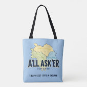 ヨークシャーの最大の州 – A'll Asker トートバッグ (裏面)