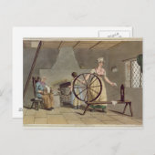 「ヨークシャーの衣装」から女が紡ぐ ポストカード (正面/裏面)