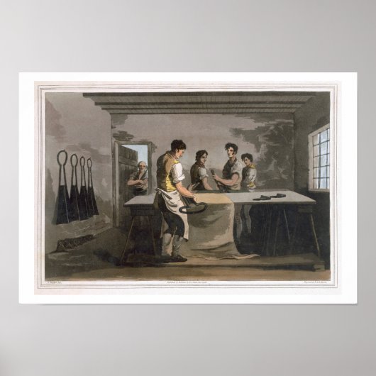 『ヨークシャーの衣装』の版画の洋装屋 ポスター (正面)