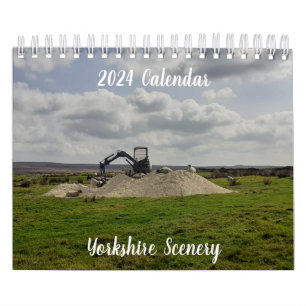 ヨークシャーの風景2024 カレンダー