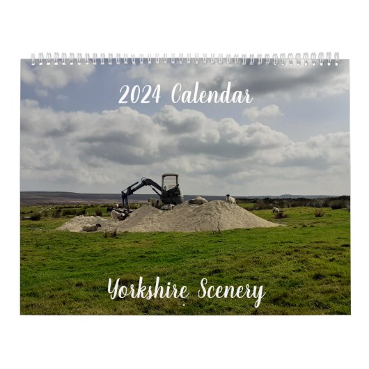 ヨークシャーの風景2024 カレンダー (カバー)