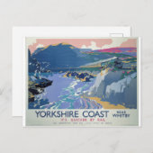 ヨークシャーコーストヴィンテージ旅行はがき ポストカード (正面/裏面)