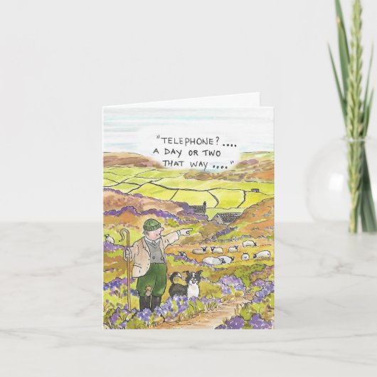 ヨークシャーシープ農家 カード (正面)