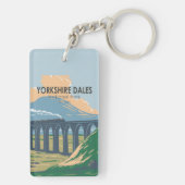 ヨークシャーダレスナショナルパークイングランドヴィンテージ キーホルダー (裏面)