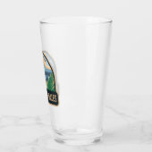 ヨークシャーダレスナショナルパークイングランドヴィンテージ タンブラーグラス (左)