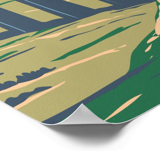 ヨークシャーダレスナショナルパークイングランドヴィンテージ ポスター (角)