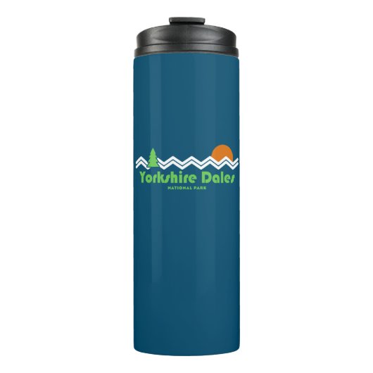 ヨークシャーダレスナショナルパークレトロ タンブラー (正面)