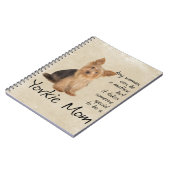 ヨークシャーテリアのお母さんのノート ノートブック (左側)