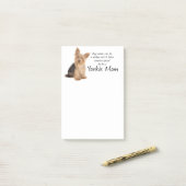 ヨークシャーテリアのお母さんのポスト・イット ポストイット (デスク上)