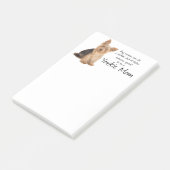 ヨークシャーテリアのお母さんのポスト・イット ポストイット (アングル)