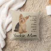 ヨークシャーテリアのお母さんの枕 クッション (ブランケット)
