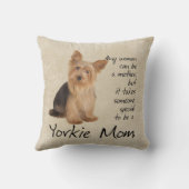 ヨークシャーテリアのお母さんの枕 クッション (裏面)