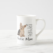 ヨークシャーテリアのお母さんの骨灰磁器のマグ ボーンチャイナマグカップ (右)