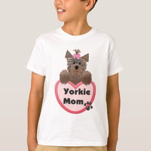 ヨークシャーテリアのお母さん Tシャツ