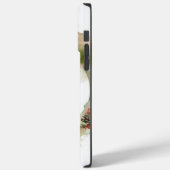 ヨークシャーテリアのクリスマスリースの愛らしい犬 Case-Mate iPhoneケース (裏面 / 左)