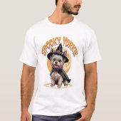 ヨークシャーテリアのハロウィン Tシャツ (正面)