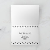 ヨークシャーテリアのママへ　母の日の詩 シーズンカード (内部)