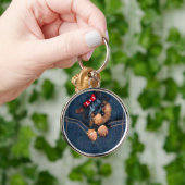 ヨークシャーテリアの子犬インポケット キーホルダー (手)