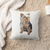 ヨークシャーテリアの枕 クッション (ブランケット)
