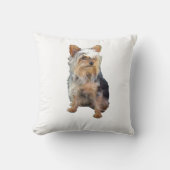 ヨークシャーテリアの枕 クッション (正面)