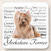 ヨークシャーテリアの特性のコースター コースター (正面)
