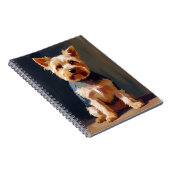 ヨークシャーテリアの犬のペットの絵 ノートブック (右側)