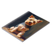ヨークシャーテリアの犬のペットの絵 ノートブック (左側)