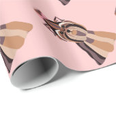 ヨークシャーテリアの芸術のデザインの包装紙 ラッピングペーパー (ロールコーナー)