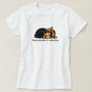 ヨークシャーテリアは首輪のない愛らしいArt™ Tシャツ