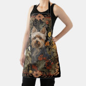 ヨークシャーテリアまたはシルキーテリアフローラへようこそ エプロン (インサイチュ)