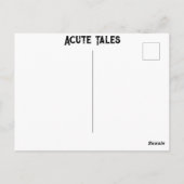 ヨークシャーテリアアキュートテイルズヨークシャーテリアロックフェイティグ ポストカード (裏面)