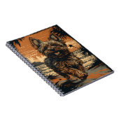 ヨークシャーテリアアットザビーチ ノートブック (右側)