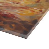 ヨークシャーテリアイン紅葉秋インスパイア カッティングボード (角)