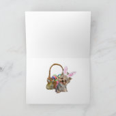 ヨークシャーテリアイースターカード シーズンカード (内部)