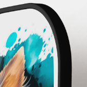 ヨークシャーテリアウォーター色 ピックルボールラケット (左詳細)