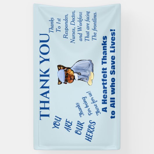 ヨークシャーテリアウンドクター 横断幕 (縦)