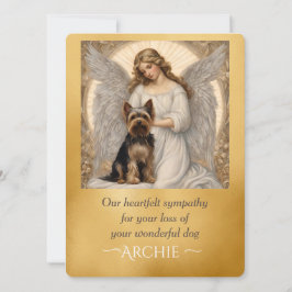 ヨークシャーテリアエレガントエンジェル悔やみや弔慰