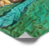 ヨークシャーテリアカスタムー芸術 ポスター (角)