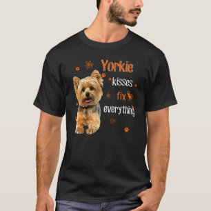 ヨークシャーテリアキスが全てを修正1 Tシャツ