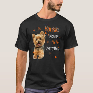 ヨークシャーテリアキスが全てを修正1 Tシャツ