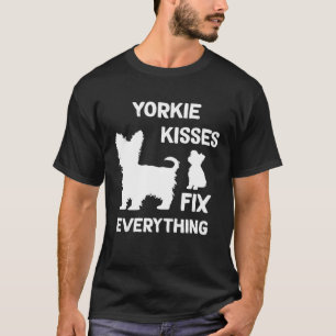 ヨークシャーテリアキスはYorkshire Terrier Momすべてを修正 Tシャツ