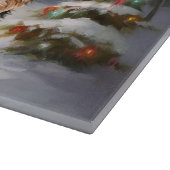 ヨークシャーテリアキャラバンクリスマスアドベンチャー カッティングボード (角)