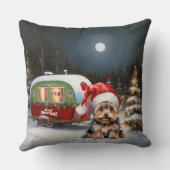 ヨークシャーテリアキャラバンクリスマスアドベンチャー クッション (裏面)