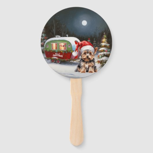 ヨークシャーテリアキャラバンクリスマスアドベンチャー ハンドファン (裏面)