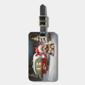 ヨークシャーテリアキャラバンクリスマスアドベンチャー ラゲッジタグ (正面縦)