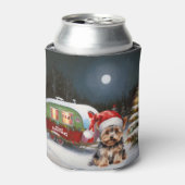 ヨークシャーテリアキャラバンクリスマスアドベンチャー 缶クーラー (缶正面)