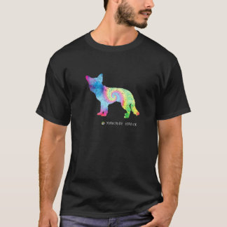 ヨークシャーテリアキュートパピーペット犬のオーナーヒッピーT Tシャツ